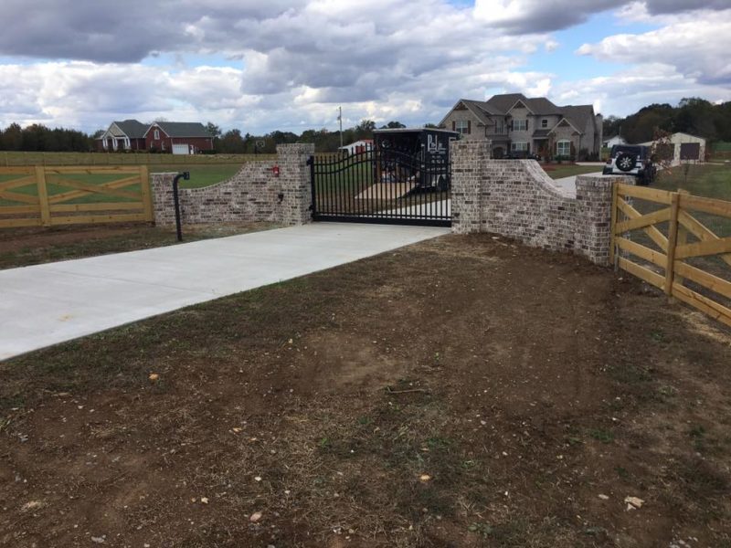 Driveway gate by Pro-Line Fence Co. LLC